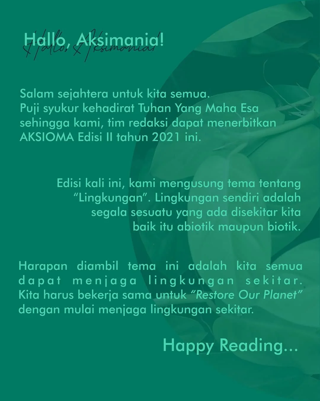 Cover Aksioma Edisi 2